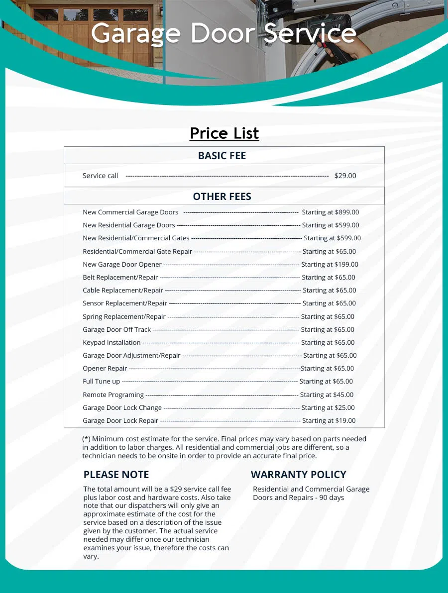 Garage Door Mobile Service Repair Round Lake, IL 224-324-3577